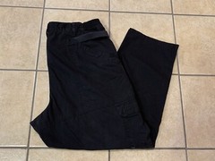 Men’s 40X30 5.11 TACTICAL Black Ripstop Canvas Double Knee Cargo Pants 74273