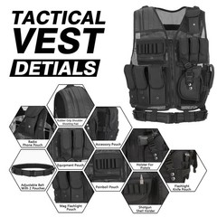 Tactical Vest Breathable Airsoft Hunting Wargame Plate Carrier Combat Vest ZDVO