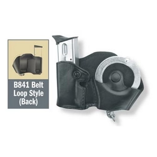 Gold Line Cuff and Mag Case with Belt Loops – Glock 19, Black, Right Hand