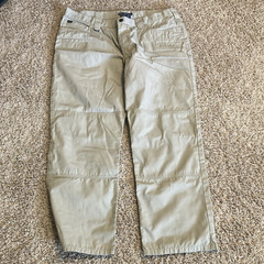 5.11 Tactical Men’s Tactical Pants Beige Solid Cotton Blend 36/30 Regular
