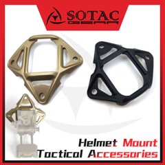Aluminum 3-Hole NVG Shroud Helmet Mount MICH ACH ECH Fit Tactical Hunting