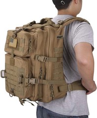 Water-Resistant Coyote Tactical Assault Pack – Perfect for Outdoor Adventures