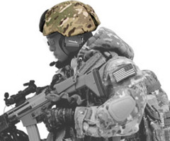 MICH/ACH Tactical Military Style Multicam Helmet Cover (S/M & L/XL)