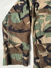 Military Jacket BDU Adult M Short Woodland Camouflage Combat Armed Forces