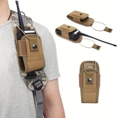 Military Radio Holster Molle Pouch for Tactical Vest Belt Clip Outdoor Gear