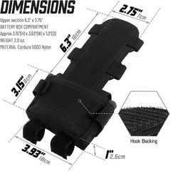 Tactical Helmet Battery Pouch Counterweight Pouch Helmet Pack Balance Weight Bag