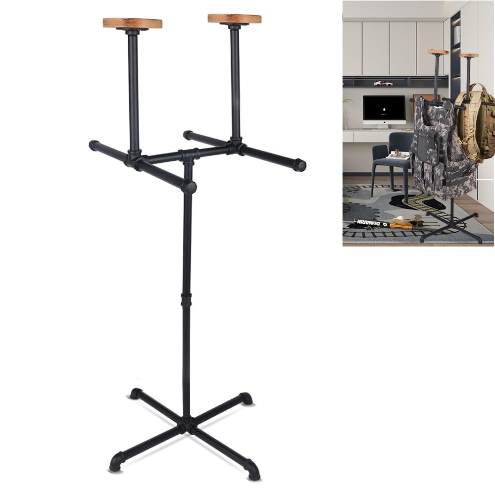 Armor Stand Heavy Duty Body Armor Stand Weighted Vest Stand Two Bracket Tacti…