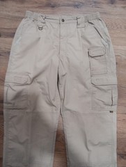 Propper Tactical Pants – Tan/ Khaki – size 36 x 32 Polyester/ Cotton- Stretchy