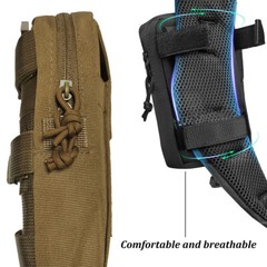 Tactical Molle Pouch EDC Multi-purpose Belt Waist Pack Bag Utility Phone Pocket