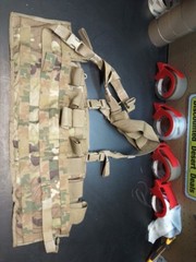 GENUINE US MILITARY ISSUED OCP CAMOUFLAGE 8 MAG AR CHEST RIG NEW !