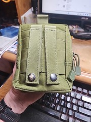 GREEN TACTICAL MOLLE POUCH, EDC MULTI-PURPOSE BAG, IFAK, UTILITY PACK 6″x4″x2.5″