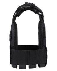 Low Profile MOLLE Vest Adult with Hook and Loop Cummerbund, Side Elastic Hold…