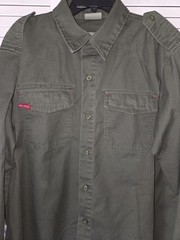 Rothco Military Button-Up Jacket Shirt. Large Mw4-2200 Bdu Mrs6110