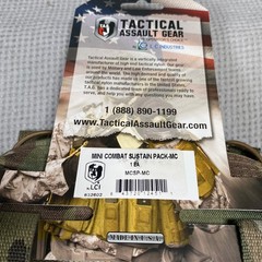 TAG Mini Combat Sustainment Pack Back Panel Backpack 2L Source Hydration