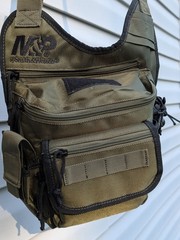 Smith & Wesson M&P Bug Out Sling Bag and Tactical Range Pistol Bag Concealed