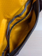 Lochby Field Sling Bumblebee Gray Waxed Canvas EDC Carry Bag Water Resistant