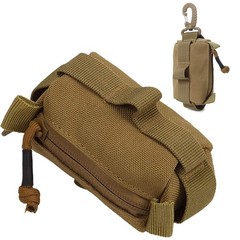 Tactical Molle Compact EDC Pouch Utility Zipper Organizer Mini Coin Purse Wallet