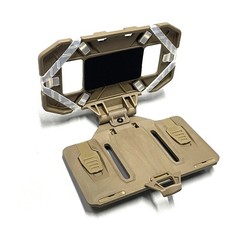 Tactical Molle Phone Holder, Folding Navigation Board Cellphone Gear for Airsoft
