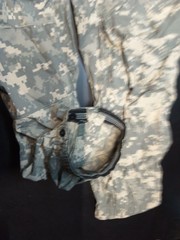 GENUINE US MILITARY ISSUED SOFT SHELL COLD WEATHER TROUSERS. SIZE: SMALL-SHORT