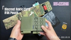 Discreet Ankle Carry IFAK Pouch (Empty) Tactical Gear Elytra System