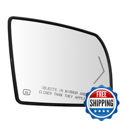 Yeparie Passenger Side Heated Mirror Glass Replacement For 2008-2017 Toyota