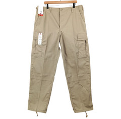 Tru-Spec Tactical Pants Mens Large 38×32 Khaki Ripstop Cargo Baggy Utility NEW