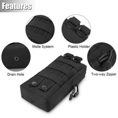 Utility Tactical Molle Pouch EDC Multi-purpose Belt Waist Pack Bag Phone Pocket
