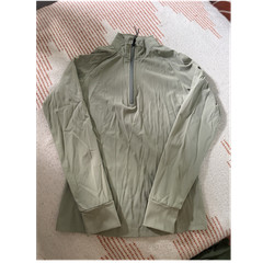 Women’s XS Athletic Long Sleeve Tactical Quarter Zip Shirt Elastane/Spandex