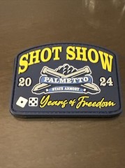 Shot Show 2024 Las Vegas, NV Palmetto 15 Years Tactical Patch