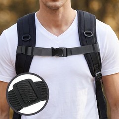 2 Pack Backpack Chest Strap, Back Pack Extender Straps for Weighted Vest with…