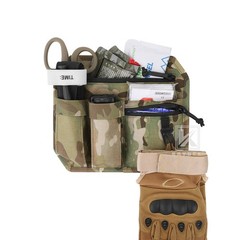 KRYDEX Tactical Organizer Panel Hook Backed Admin EDC Pouch Holder Lightweight