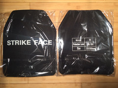Two Bullet Proof PE Hard Plate IIIA Ultralight Spectra UHMWPE Bulletproof NEW US