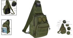 Durable Army Green Tactical Backpack with MOLLE System – Outdoor Everyday Carry