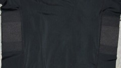 LN Black Gray Stone Concealment V-Neck Compression SS Shirt Men’s SMALL S