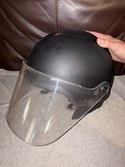 Paulson Face Shield Riot Tactical Helmet Protection Matte Black READ