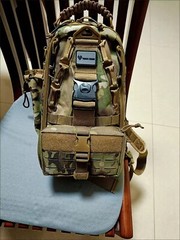 Portable Everyday Carrying Pouch with Detachable Back Panel Tactical GP Pouch