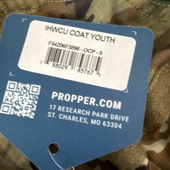 PROPPER YOUTH SIZE 8 OCP Pattern Jacket Coat