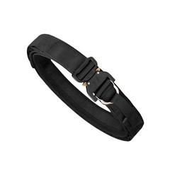 New Tactical Quick Release Battle 2 Layer Heavy Duty Metal Buckle Belt Black