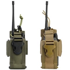 Tactical Radio Holder Case Walkie Talkie Holster Adjustable Storage Tools Pouch