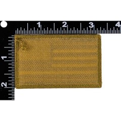 Reverse American Flag Patch; Subdued Coyote Brown OCP; Army Combat Uniform (ACU)