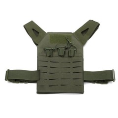 Tactical Vest for Kids Airsoft Safety Jump Plate Carrier Molle Children Vest US