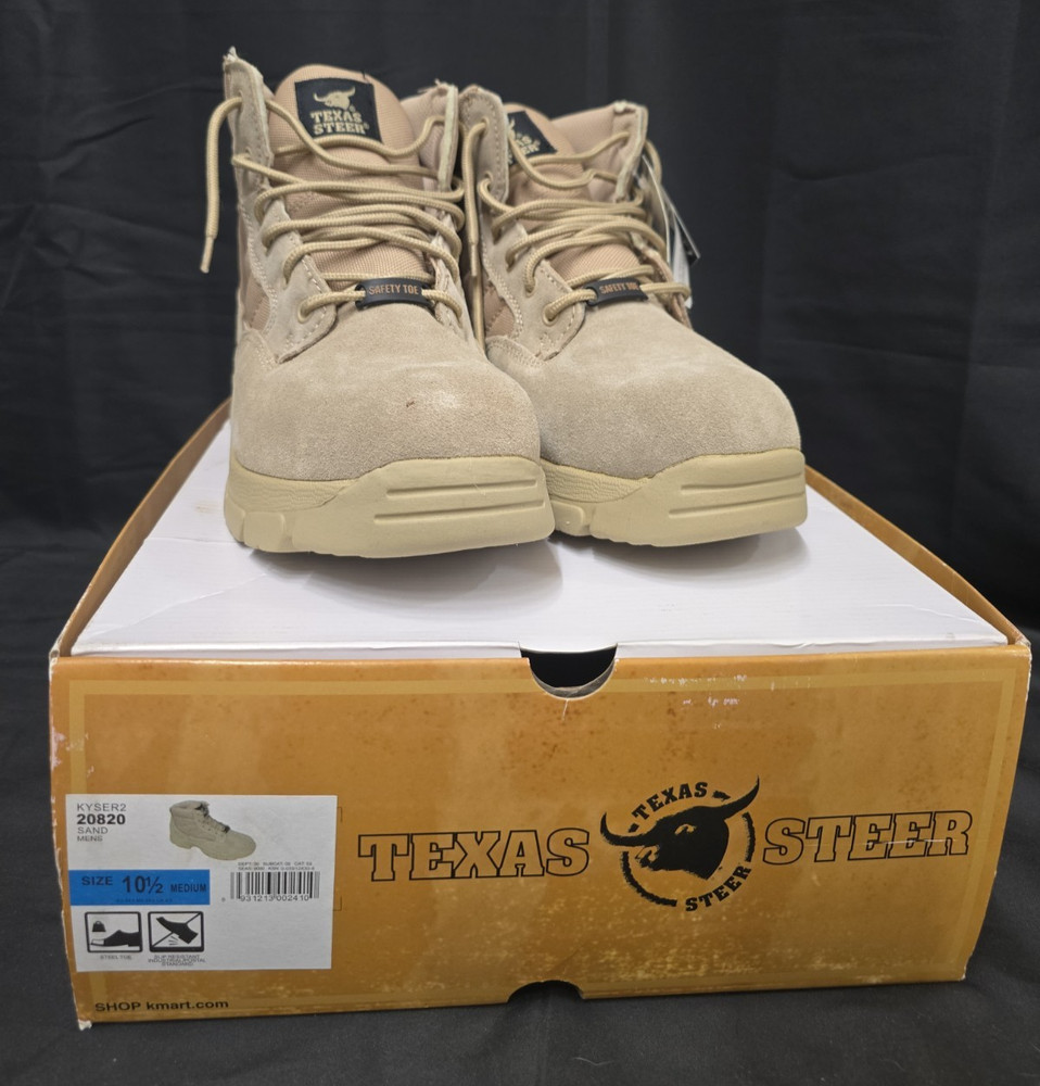 Texas Steer Men’s Boots Kyser2 Sand 20820 10.5M