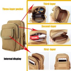 Wallet Molle Waist Belt Bag Outdoor Mobile Phone Pockets Tactical Utility Pack