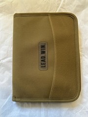 Jocko Battle Board Zippered Field Folder Tactical Organizer Notebook And Compass