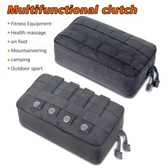 Tactical Molle Medical Kit Bag Belt Pouch Outdoor EDC Tools Organizer Bag Black