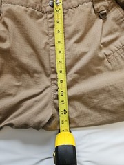 CQR Men’s Tactical Cargo Pants Brown 38W/32L Polyester Cotton *with flaw
