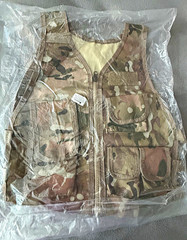 Multicam Nylon Tactical Vest Chest Rig Adjustable Small Unisex 18×11 in