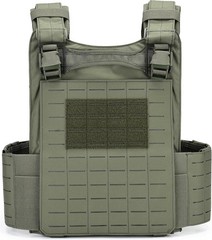 Tactical Quick Release Vest for Men, Fully Adjustable Plate Carriers Vest with B