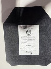 Tacticon |ta500stl Level 3 Steel Body Armor Plate single 10″ x 12″