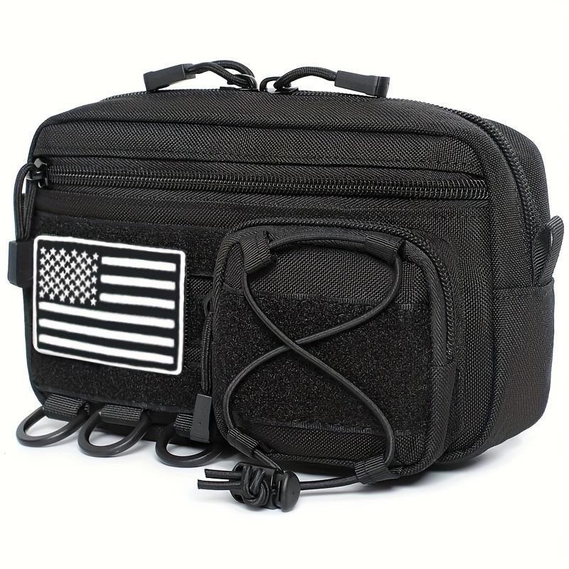 Compact Molle horizontal management commuter waist pack, emergency EDC organizer